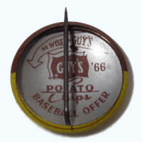 1966 Guy's Potato Chips Pin Back