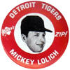 Mickey Lolich 1969 MLBPA Kelly's Potato Chips Pinback button