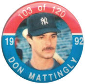1992 JKA Baseball Star Button