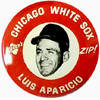 Luis Aparicio1969 MLBPA Kelly's Potato Chips Pinback button