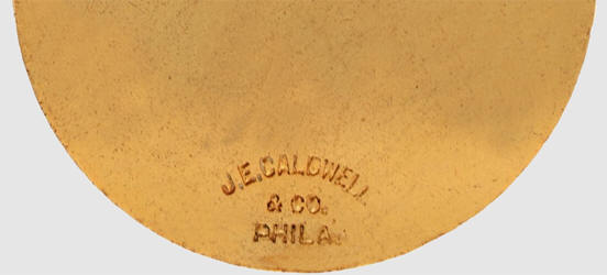 J.E. Caldwell & Co., Phila. World Series press pin