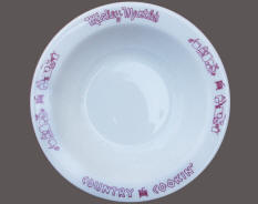 Mickey Mantle Country Cookin' 6 inch salad bowl