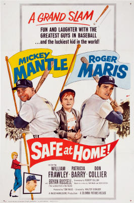Mickey Mantle & Roger Maris "Safe At Home" Movie Poster