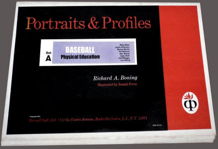 1970 Barnell Loft Ltd "Portraits & Profiles" Joseph Forte Physical Education Baseball Illustrations