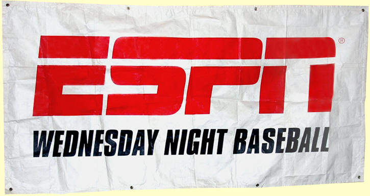 ESPN Wednesday Night Baseball Sign