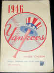 1946 Yankees scorecard