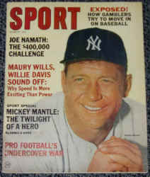 1965 Sport Magazine Mickey Mantle Cover