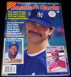 1989 Baseball Cards Magazine Don Mattingly Cover