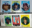Baseball cards inside Magazine