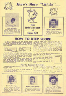 Here's More "Chicks"... How To Keep Score
