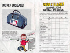 The Campbell Kids Baseball Premium Catalog Page 14 - 15