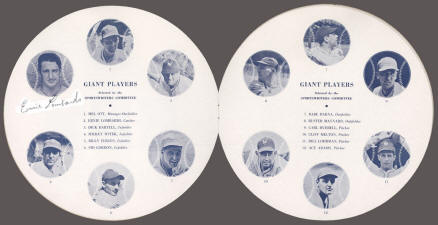 1943 War Bonds League  Program Giant Players