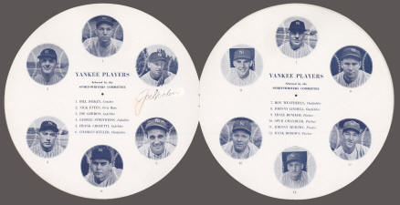 1943 War Bonds League Program Yankees Players