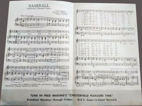 "Baseball (America's Favorite Game)" Sheet Music