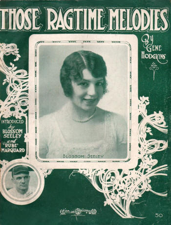 1912 "Those Ragtime Melodies" New York Giants Rube Marquard  Sheet Music