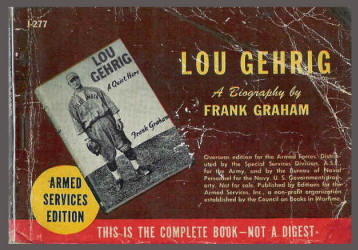 ASE Lou Gehrig by Frank Graham #J-277