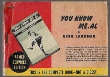  ASE You Know Me, Al by Ring Lardner #J278