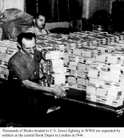 Thousands of ASE books headed to U.S. forces fighting in WWII