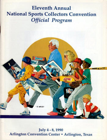11th National 1990 NSCC Sports Collectors Convention program