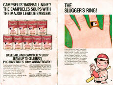 The Campbell Kids Baseball Premium Catalogue Page 2, and 3