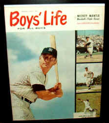 1959 Mickey Mantle Boys Life Magazine