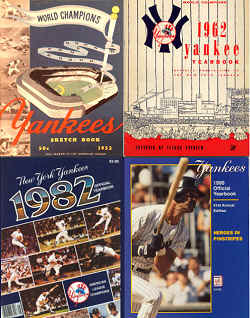New York Yankee Yearbooks price guide