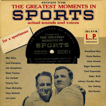 Excerpts from the Greatest Moments in Sports Gillette Razor Premium LP Record