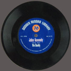  1966 Union 76 Oil Los Angeles Dodgers Record John Kennedy