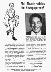 Phil Rizzuto Salutes the Newspaperboy!