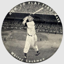H-O Oatmeal Whitey Lockman How to Play First Base