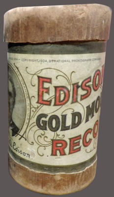 Edison "Take Me Out to the Ball Game" Record Cylinder