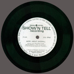 Calling The Shot - Babe Ruth General Electric Show'N Tell  Record