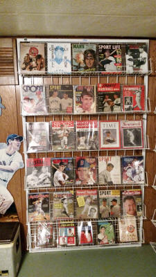Ted Williams publications collection display room