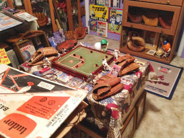 Baseball Memorabilia Commectors Showcase display room
