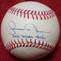 Mariano Rivera Autographed Baseball Display