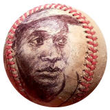 Satchel Paige Art Ball by Righter
