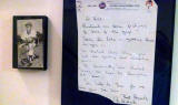 NY Mets Photo signed letter display