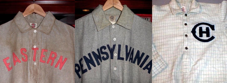 Vintage Baseball Uniforms Collection 
