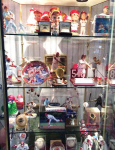 Phillies Collectibles Showcase Display