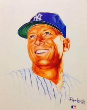 Mickey Mantle collectibles display Ron Lewis