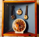 Mickey Mantle memorabilia watch collection display