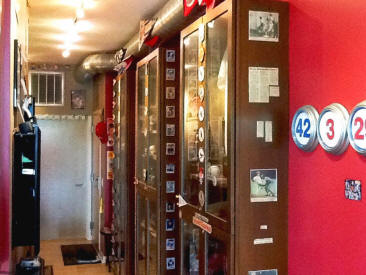 Twins Cardinals Baseball memorabilia collection display