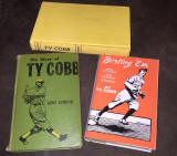 Ty Cobb book collection display room