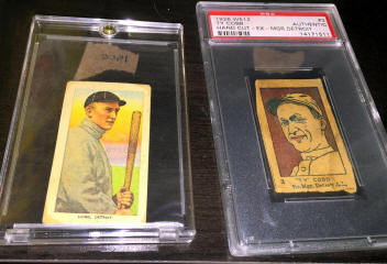 Ty Cobb cracker Jack baseball card collection