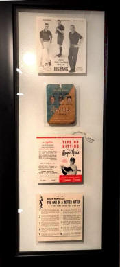 Roger Maris framed memorabilia