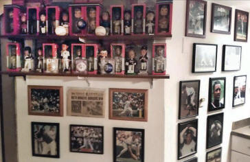 Frame photo baseball collectibles bonnle head display