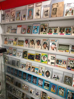 Reggie Jackson Baseball cards display room