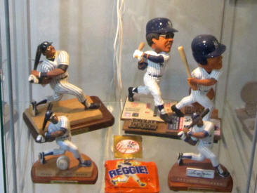 Reggie Jackson Figurine collection display