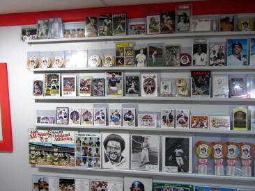 Reggie Jackson Baseball Memorabilia display room