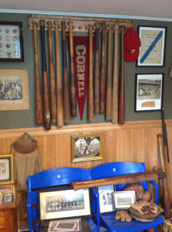 Vintage Baseball display room